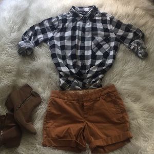 Polly & Esther Tops - 3/$20 Black and White Buffalo Check Button Down M Polly & Esther Tops - 3/$20 Black and White Buffalo Check Button Down M
